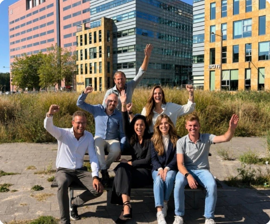 Het SIMPLR-team voor het kantoor in Amsterdam